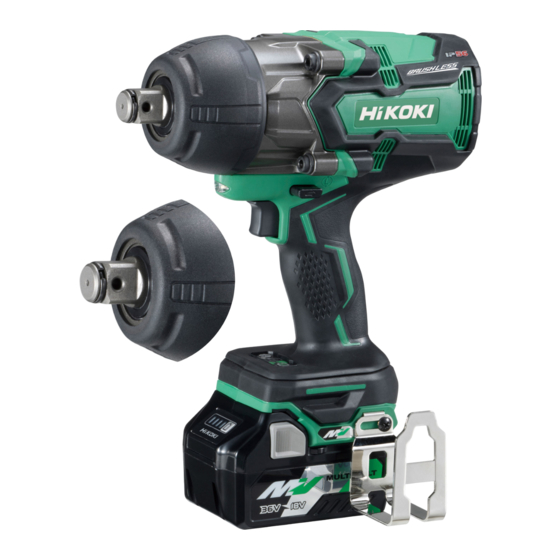 HIKOKI WR 36DBW2 Handling Instructions Manual