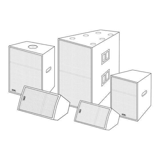 STK Professional Audio PASSIVE SPEAKER SYSTEMS Owner's Manual