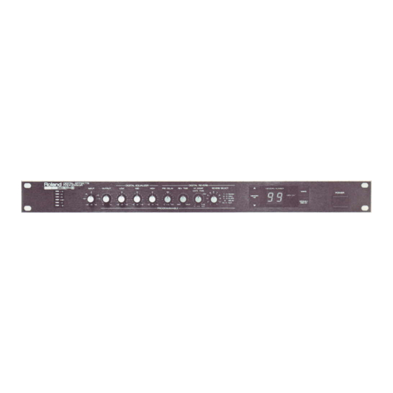 Roland DEP- 3 Owner's Manual
