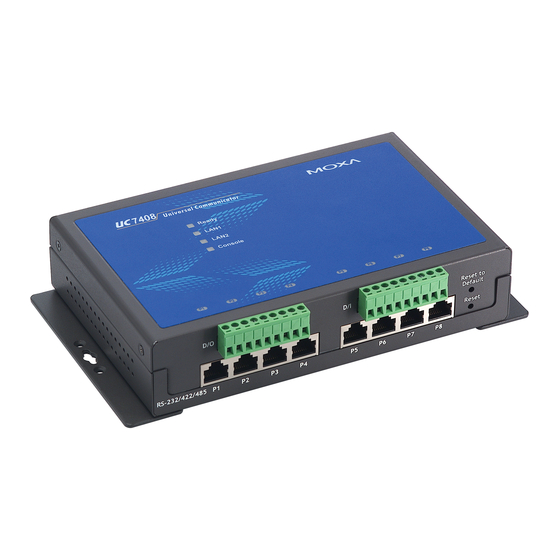 Moxa Technologies UC-7408 User Manual