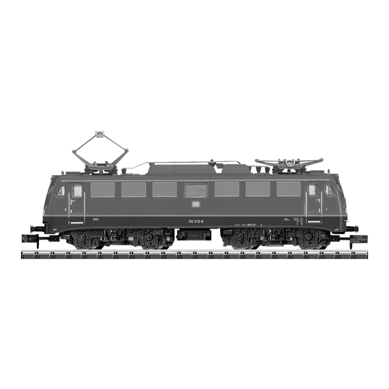 Trix Minitrix BR 110 Manual