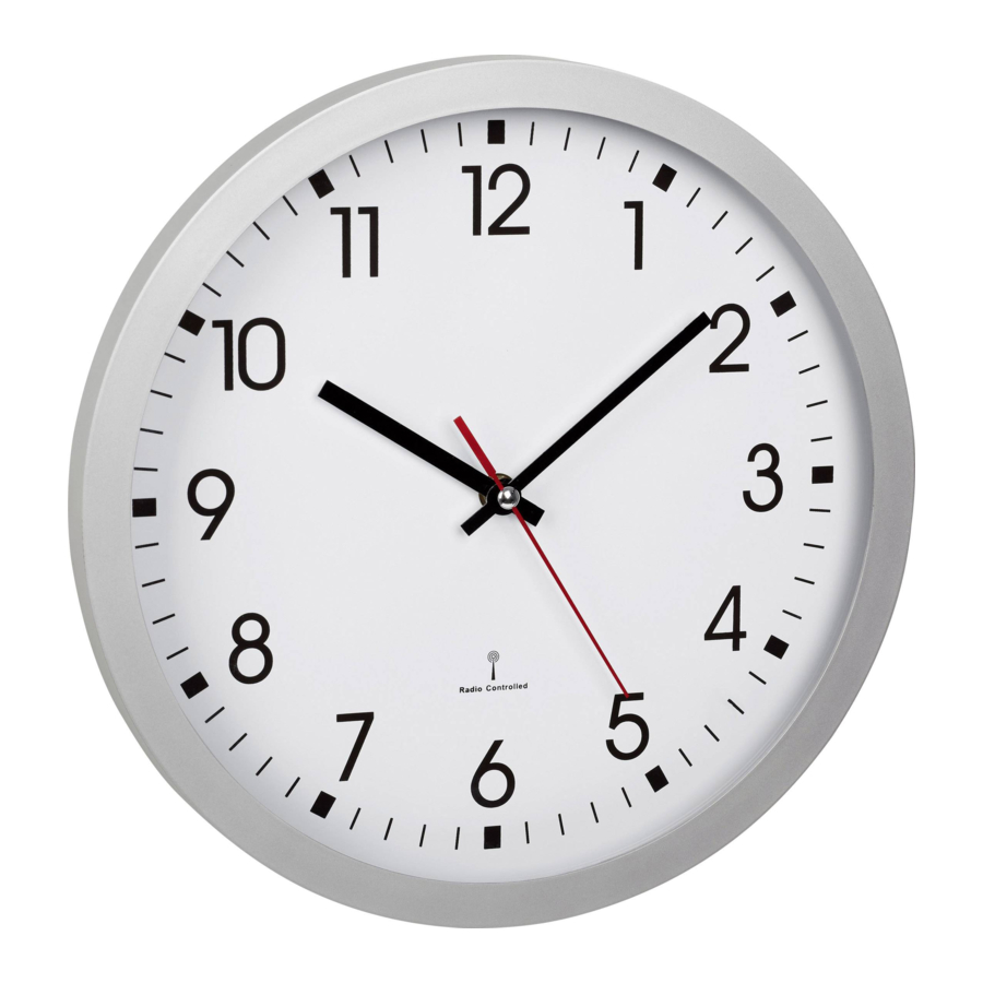 TFA 60.3522 - Radio-Controlled Wall Clock Manual