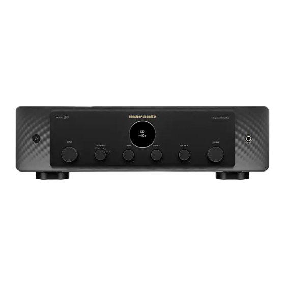 Marantz 50 Quick Start Manual