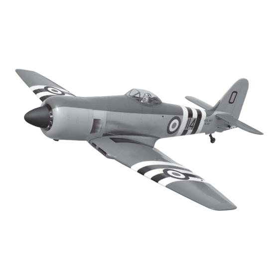 Black Horse Model Sea Fury BH102 Instruction Manual Book