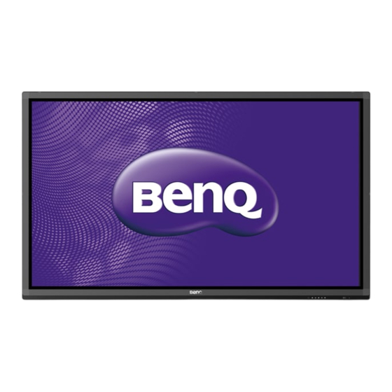 BenQ RP840G Interactive Display Manuals