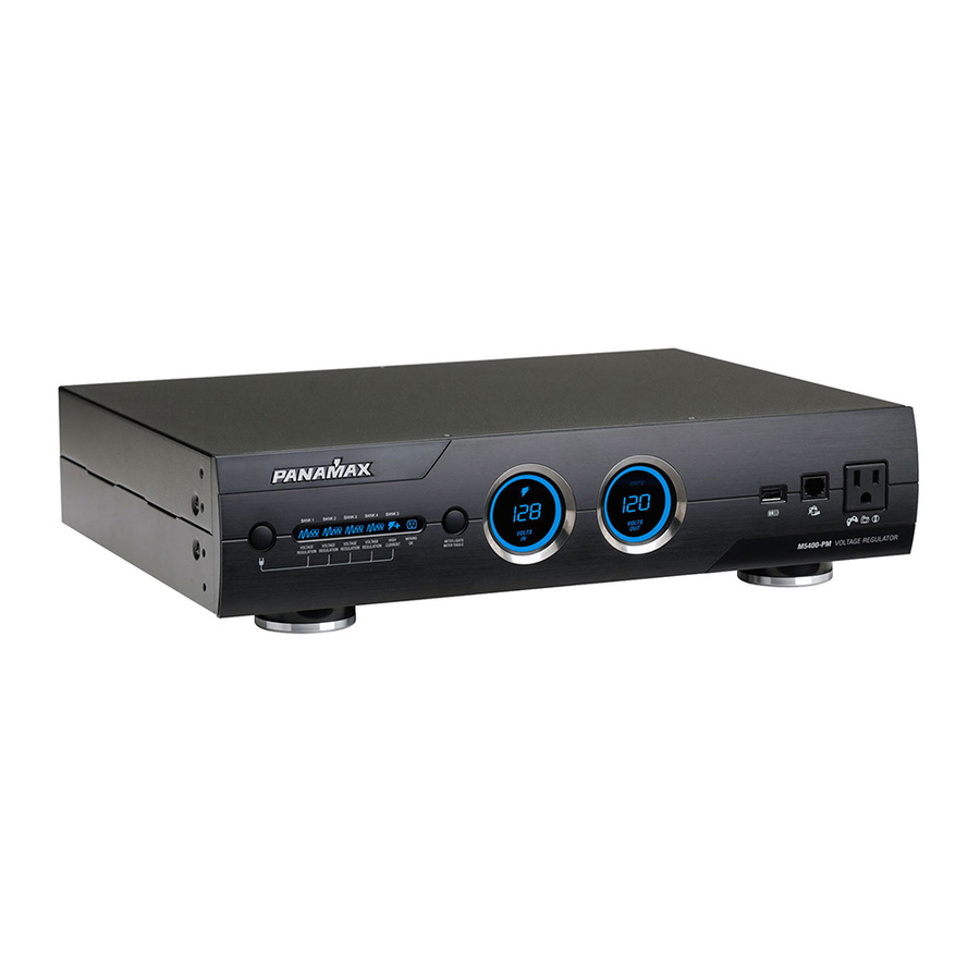 Panamax M5400-PM Instruction Manual