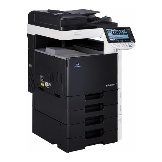 Konica Minolta bizhub C203 Quick Manual