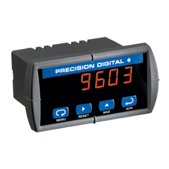 PRECISION DIGITAL PD603 Instruction Manual