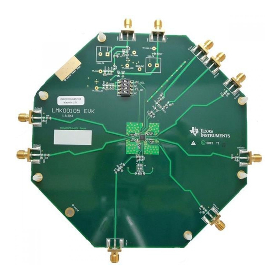 Texas Instruments LMK00105 Clock Buffer Manuals