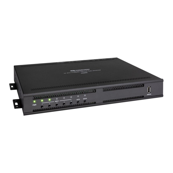 Crestron DM Lite HD-RX-4K-510-C-E Quick Start