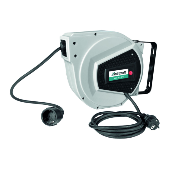 User Manuals: Aircraft KAR 3x1,5/10 Cable Rewinder