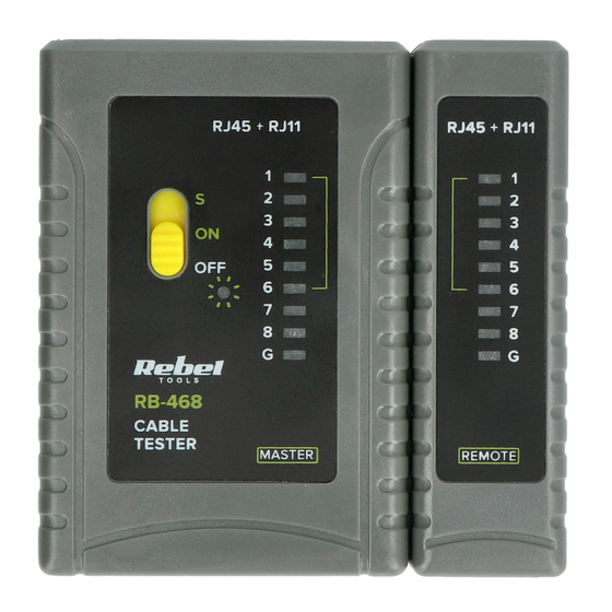 Rebel TOOLS MIE-RB-468 Manual