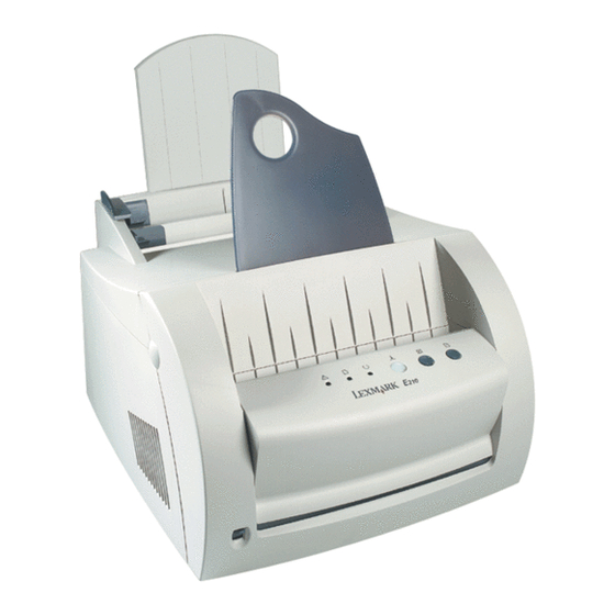 Lexmark E210 User Manual