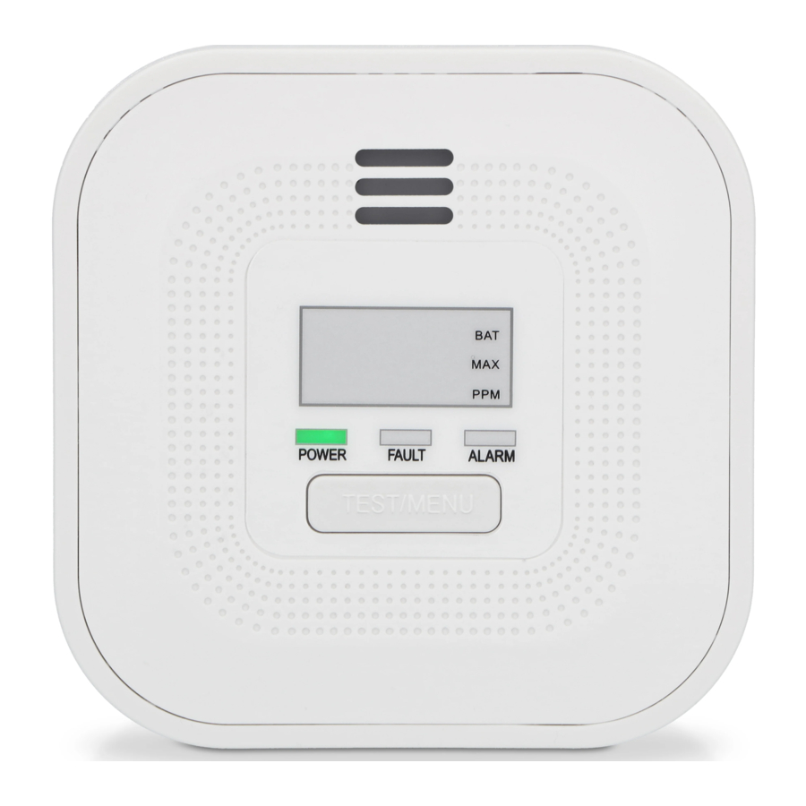 Alecto COA4010 - Carbon Monoxide Alarm Manual