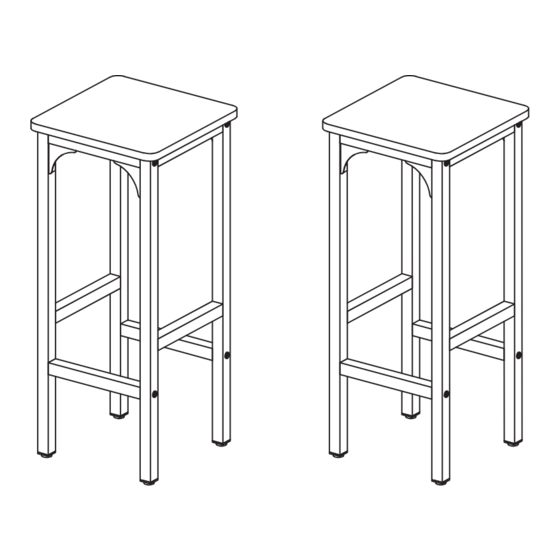 Costway JV10666CF-2 Bar Chair Set Manuals