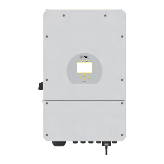 Opal Energy OPAL-7.6K-1P-EU Inverter Manuals