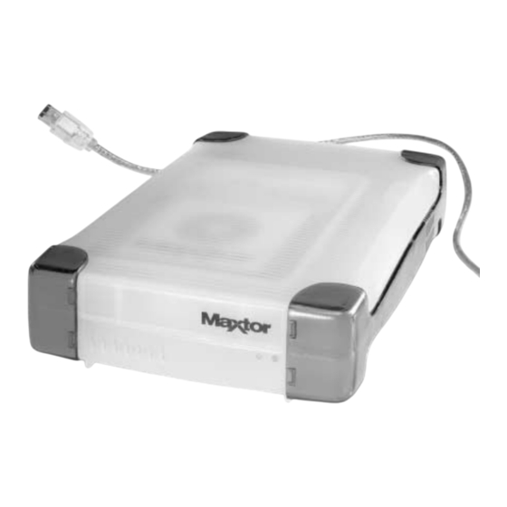 Maxtor 1394 External Storage Installation Manual