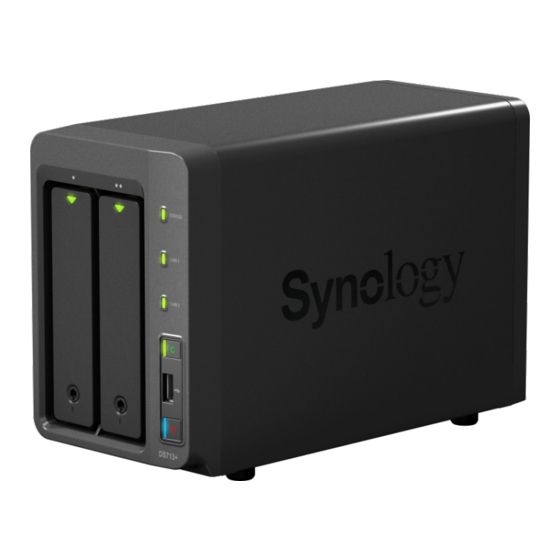 Synology DS713 Quick Installation Manual
