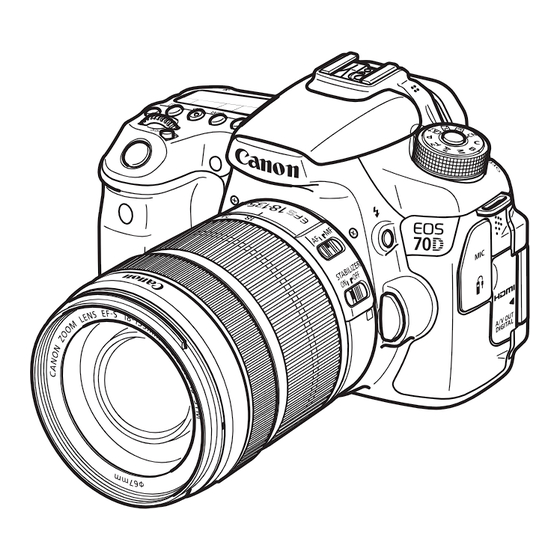 Canon EOS 70D(W) Instruction Manual