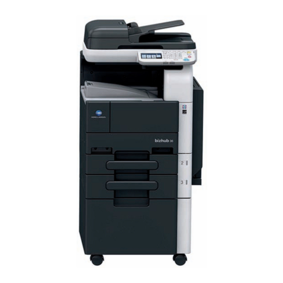 Konica Minolta bizhub36 Users Manual Network Administration