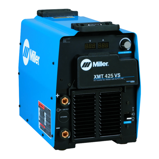 Miller XMT 425 VS Owner's Manual