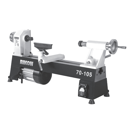 Rikon Power Tools 70-105 Operator's Manual