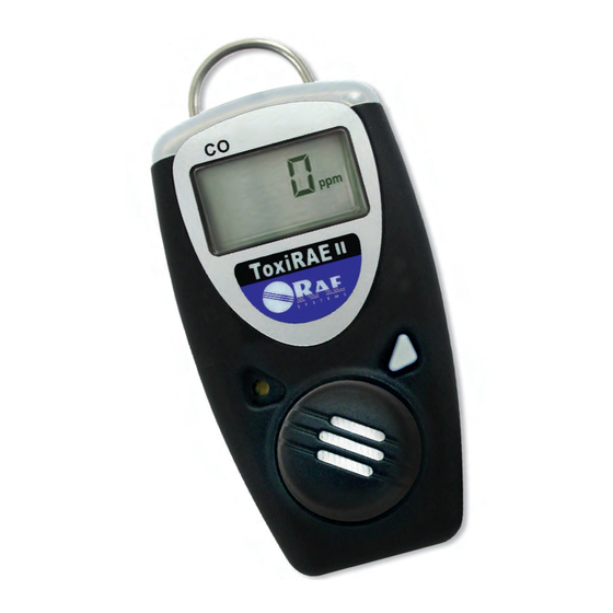 Rae ToxiRAE II PGM-1100 Series User Manual