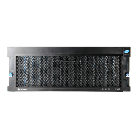 iXsystems TrueNAS ES60 Basic Setup Manual