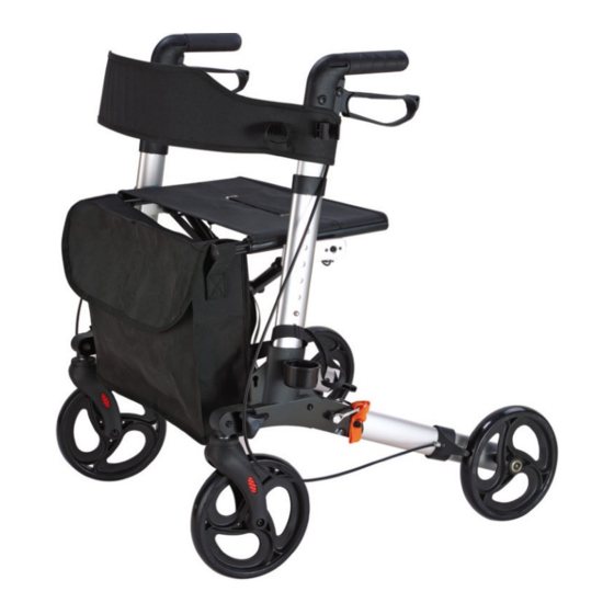 Rehab RM X Fold Rollator Assembly/Adjustment