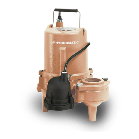 Pentair Hydromatic SP50 Owner's Manual