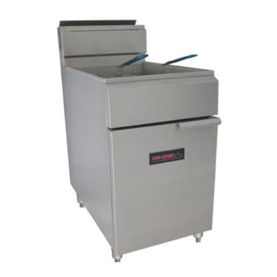 User Manuals: Standex TRI-STAR TSF Series Gas Fryer