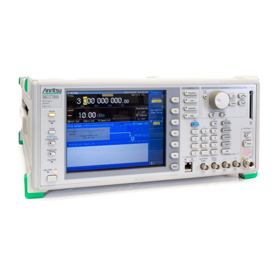 Anritsu WiMAX IQproducer MG3700A Product Introduction