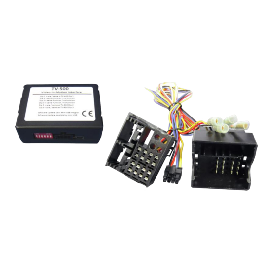 Car-Interface TV-Free CI-TF-PCM30 Manual