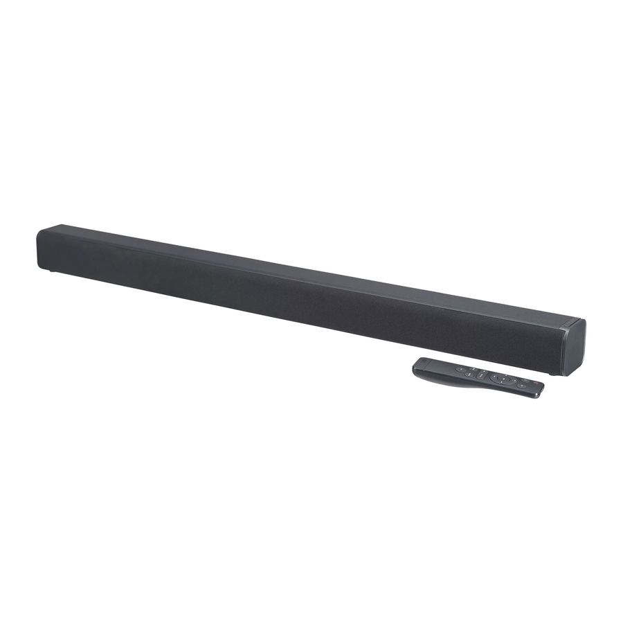 onn 32" 2.0 Soundbar Quick Start Guide ManualsLib