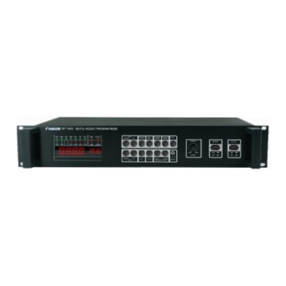 pascom DPT-9602 Operation Manual
