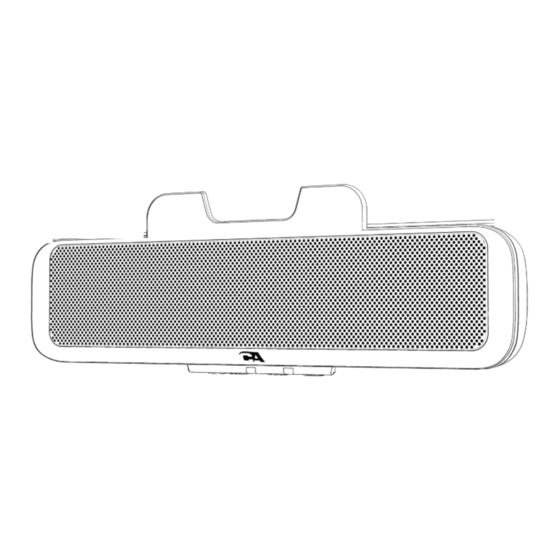 Cyber Acoustics CA-2890 Speaker Bar Manuals