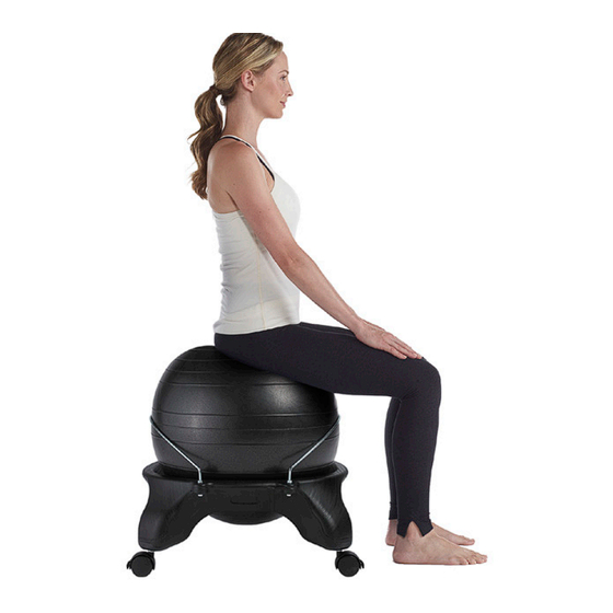 Gaiam Backless Balance Ball 95-9348 Manual