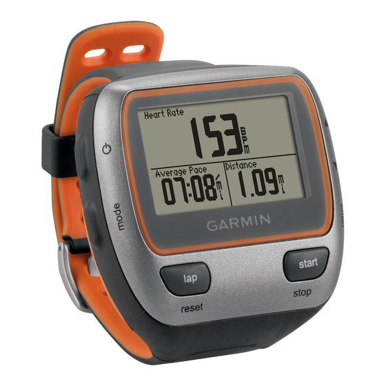 Garmin Forerunner 310XT Quick Release Instructions