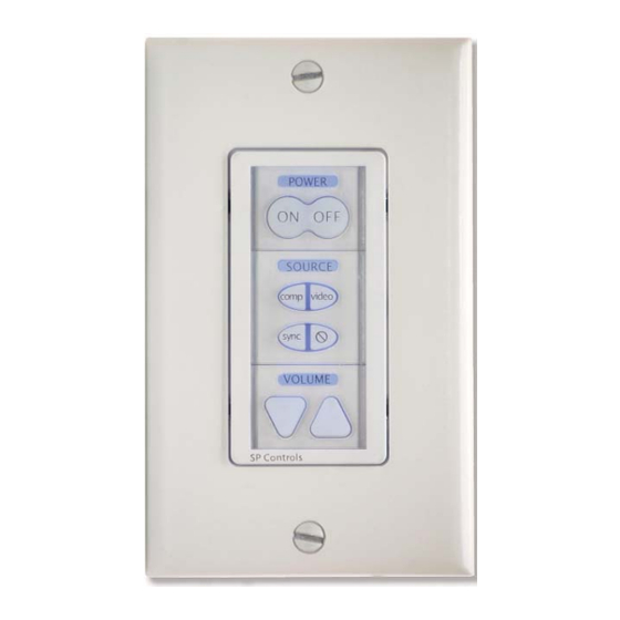 SP Controls PixiePlus Projector Controller for Epson Installation Manual