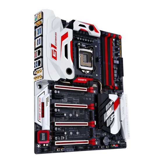 Gigabyte GA-Z170X-Gaming G1 Owner's Manual