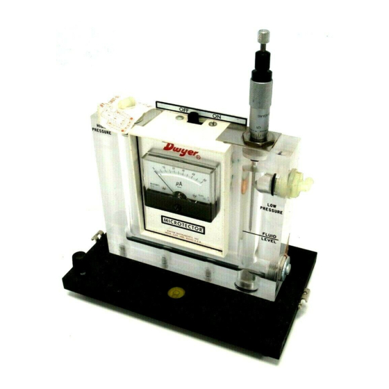Dwyer Instruments 1430 Installation And Operating Instructions
