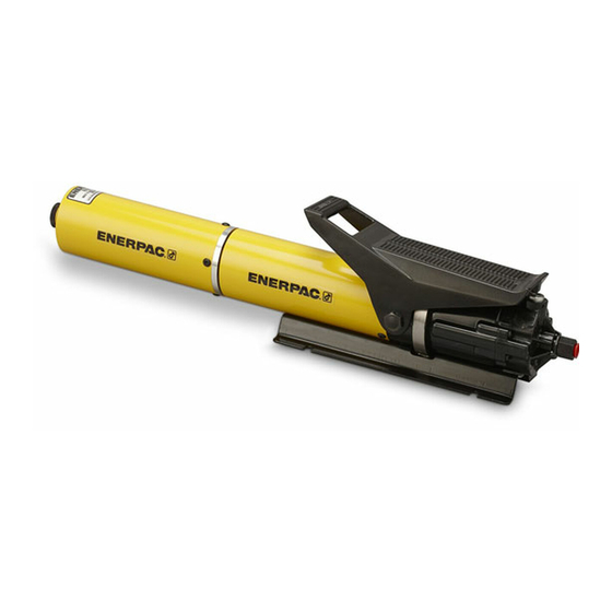 Enerpac PA-166 Instruction Sheet