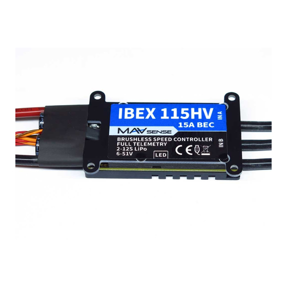 MAV Sense IBEX-55 SBEC User Manual