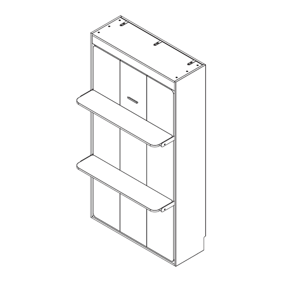 Lori Vertical Twin Shelf Kit Assembly Instructions Manual