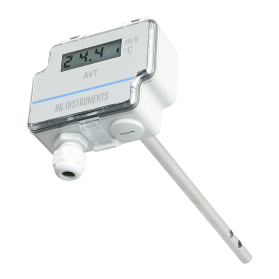 HK Instruments AVT Series Installation Instructions