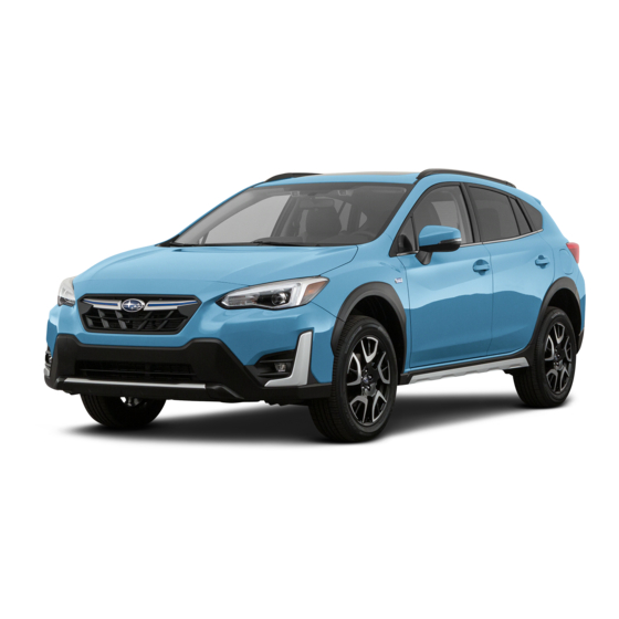 Subaru Crosstrek Hybrid 2021 Manual