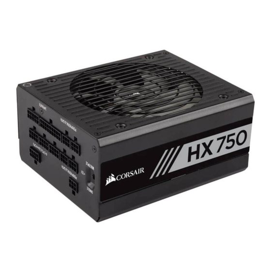 Corsair PROFESSIONAL Series Manual