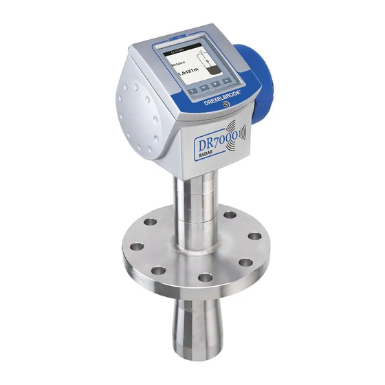 Ametek Drexelbrook DR7000 Series Supplementary Instructions Manual