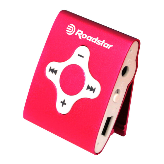 Roadstar MP-425N - Shuffle MP3 Player With 4 GB Memory Manual