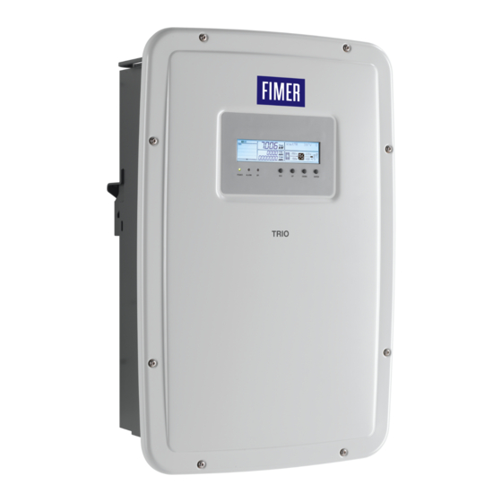 Fimer TRIO-5.8-TL-OUTD Product Manual